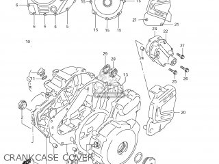 CRANKCASE COVER - DR650SE 2011 (L1) USA (E03)