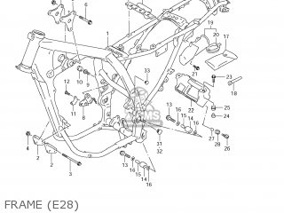 FRAME (E28) - DR650SE 2011 (L1) USA (E03)