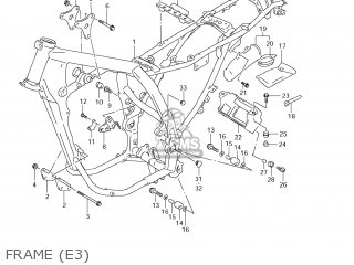 FRAME (E3) - DR650SE 2011 (L1) USA (E03)