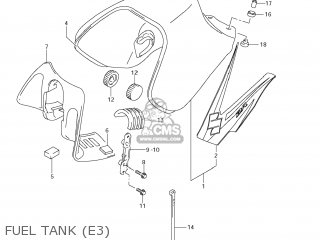 FUEL TANK (E3) - DR650SE 2011 (L1) USA (E03)