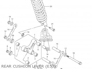 REAR CUSHION LEVER (E33) - DR650SE 2011 (L1) USA (E03)