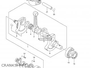 CRANKSHAFT - DR650SE 2012 (L2) USA (E03)