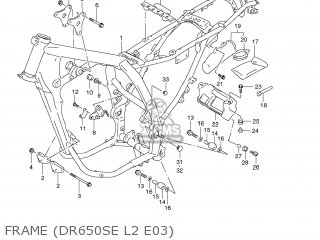 FRAME (DR650SE L2 E03) - DR650SE 2012 (L2) USA (E03)