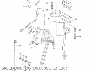 SPEEDOMETER (DR650SE L2 E28) - DR650SE 2012 (L2) USA (E03)