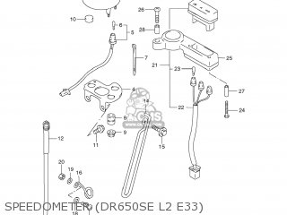 SPEEDOMETER (DR650SE L2 E33) - DR650SE 2012 (L2) USA (E03)