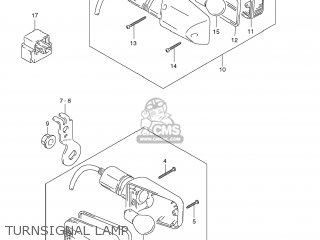 TURNSIGNAL LAMP - DR650SE 2012 (L2) USA (E03)