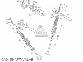 CAM SHAFT/VALVE - DR650SE 2013 (L3) USA (E03)