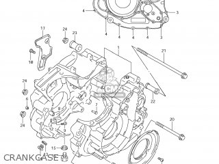 CRANKCASE - DR650SE 2013 (L3) USA (E03)
