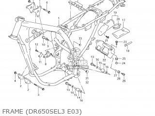 FRAME (DR650SEL3 E03) - DR650SE 2013 (L3) USA (E03)