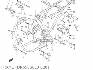 FRAME (DR650SEL3 E28) - DR650SE 2013 (L3) USA (E03)
