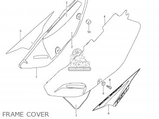 FRAME COVER - DR650SE 2013 (L3) USA (E03)