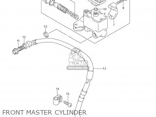 FRONT MASTER CYLINDER - DR650SE 2013 (L3) USA (E03)