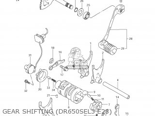 GEAR SHIFTING (DR650SEL3 E28) - DR650SE 2013 (L3) USA (E03)