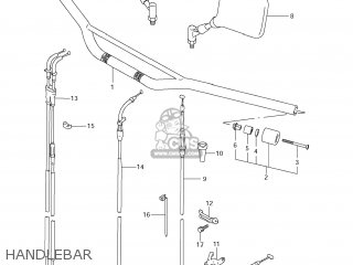 HANDLEBAR - DR650SE 2013 (L3) USA (E03)