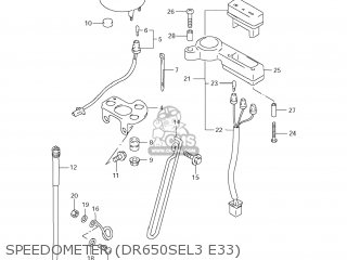 SPEEDOMETER (DR650SEL3 E33) - DR650SE 2013 (L3) USA (E03)