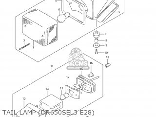 TAIL LAMP (DR650SEL3 E28) - DR650SE 2013 (L3) USA (E03)