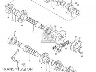 TRANSMISSION - DR650SE 2013 (L3) USA (E03)