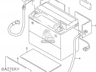 BATTERY - DR650SE 2014 (L4) USA (E03)