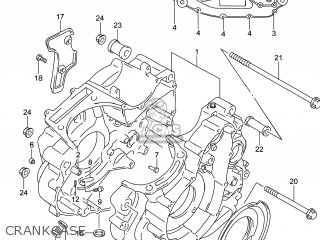 CRANKCASE - DR650SE 2014 (L4) USA (E03)