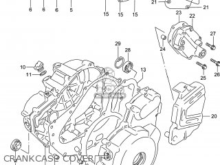 CRANKCASE COVER - DR650SE 2014 (L4) USA (E03)