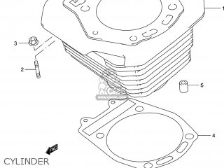 CYLINDER - DR650SE 2014 (L4) USA (E03)