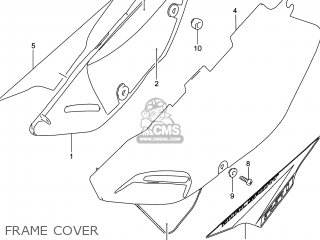 FRAME COVER - DR650SE 2014 (L4) USA (E03)