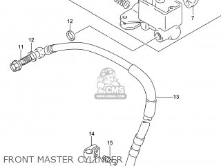 FRONT MASTER CYLINDER - DR650SE 2014 (L4) USA (E03)