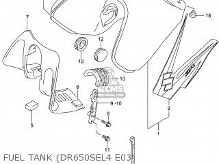 FUEL TANK (DR650SEL4 E03) - DR650SE 2014 (L4) USA (E03)