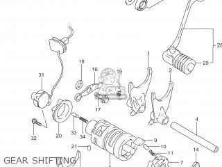GEAR SHIFTING - DR650SE 2014 (L4) USA (E03)