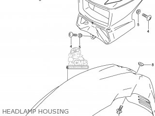 HEADLAMP HOUSING - DR650SE 2014 (L4) USA (E03)