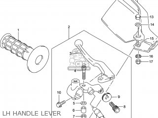 LH HANDLE LEVER - DR650SE 2014 (L4) USA (E03)