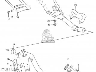 MUFFLER - DR650SE 2014 (L4) USA (E03)