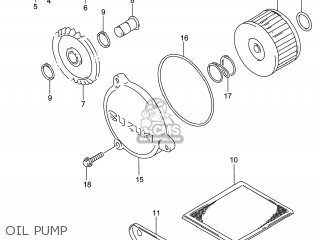 OIL PUMP - DR650SE 2014 (L4) USA (E03)