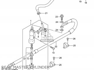 REAR MASTER CYLINDER - DR650SE 2014 (L4) USA (E03)