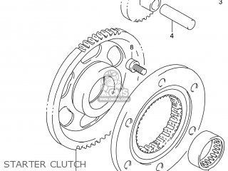 STARTER CLUTCH - DR650SE 2014 (L4) USA (E03)