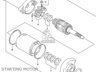 STARTING MOTOR - DR650SE 2014 (L4) USA (E03)
