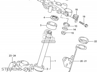 STEERING STEM - DR650SE 2014 (L4) USA (E03)