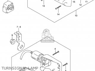 TURNSIGNAL LAMP - DR650SE 2014 (L4) USA (E03)