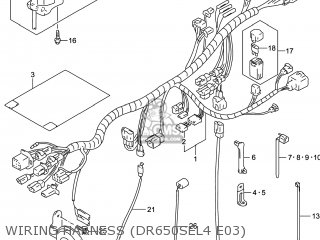 WIRING HARNESS (DR650SEL4 E03) - DR650SE 2014 (L4) USA (E03)