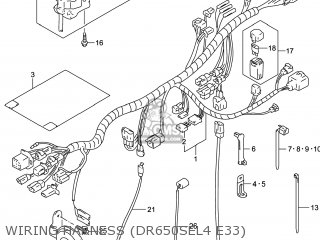 WIRING HARNESS (DR650SEL4 E33) - DR650SE 2014 (L4) USA (E03)