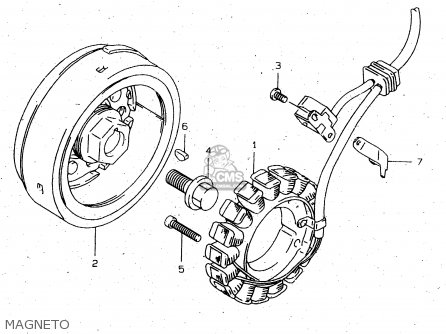 MAGNETO - DR650SEU 1997 (V) GERMANY (E22)