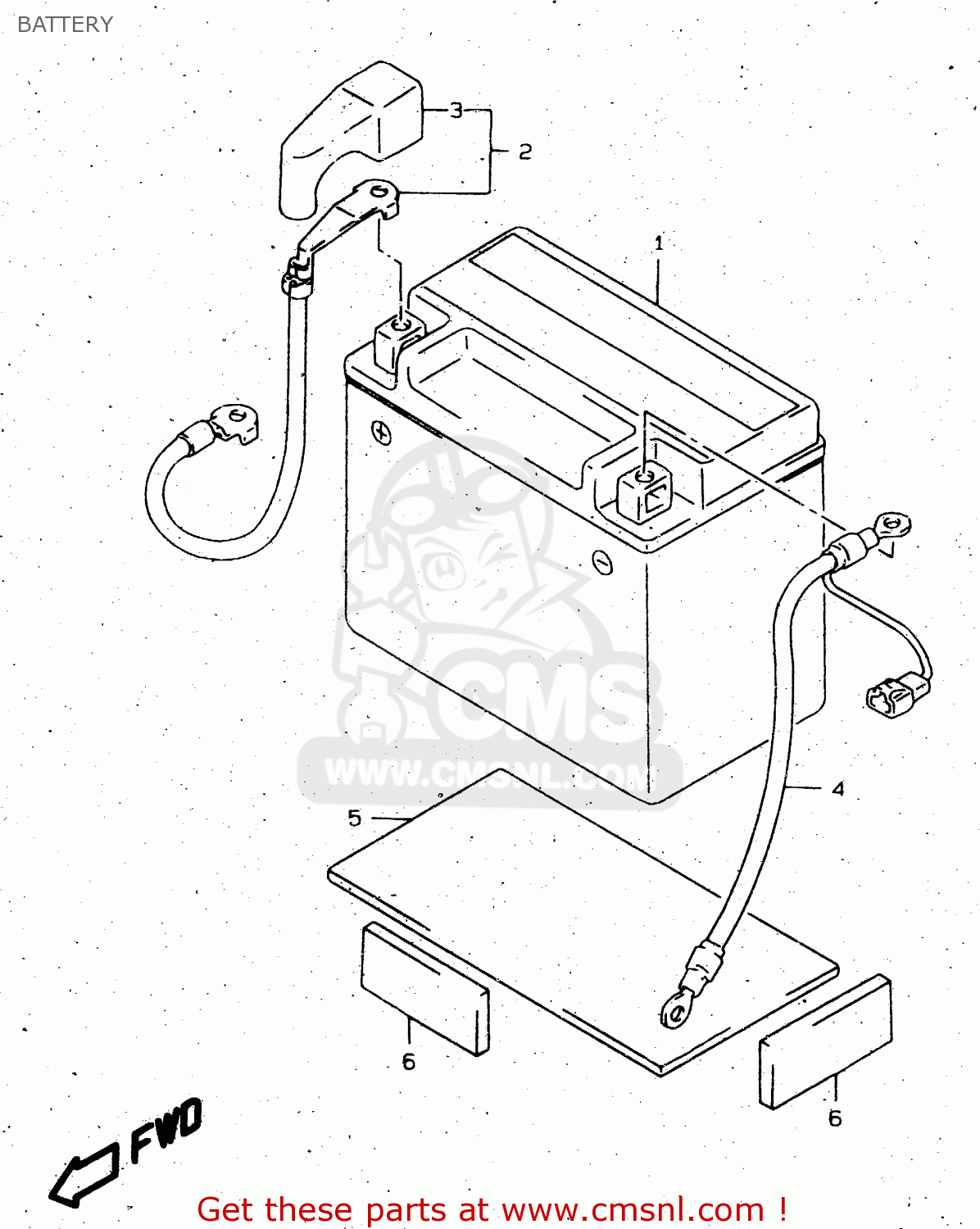 BATTERY DR650SEU 1999 (X) GERMANY (E22)