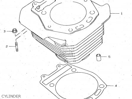 CYLINDER - DR650SEU 1999 (X) GERMANY (E22)