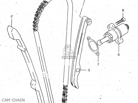 CAM CHAIN - DR650SEU 1999 (X) GERMANY (E22)