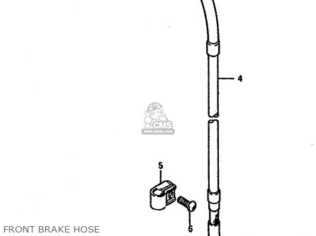 FRONT BRAKE HOSE - DR750SU 1988 (J) GERMANY (E22)