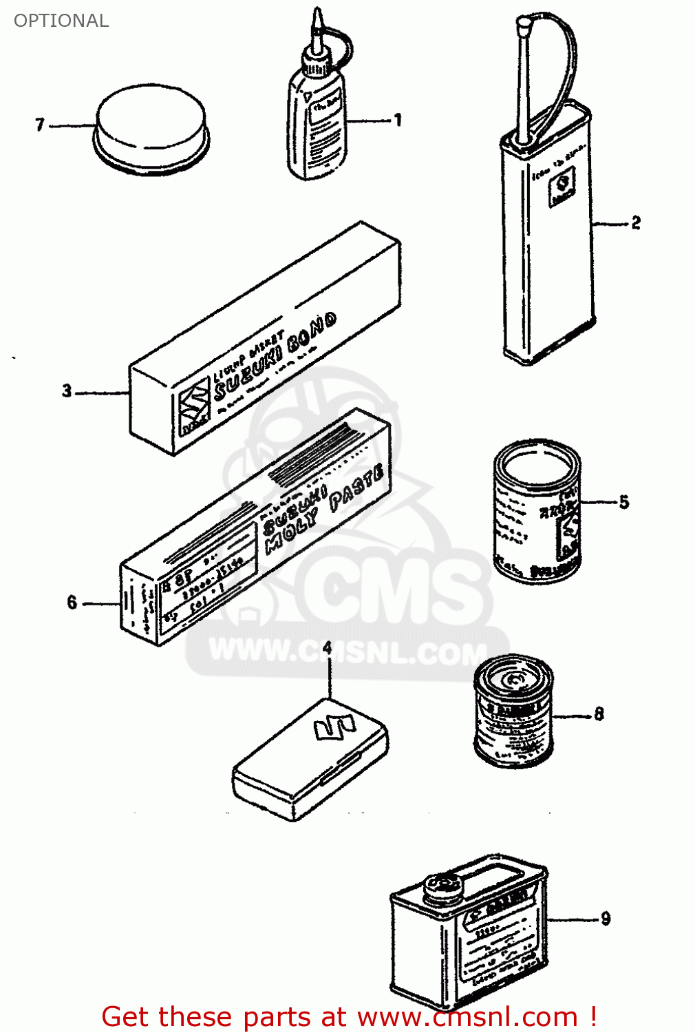 OPTIONAL DR750SU 1989 (K) GERMANY (E22)
