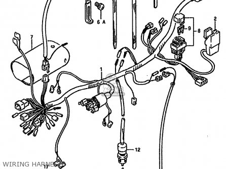 WIRING HARNESS - DR750SU 1989 (K) GERMANY (E22)