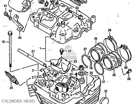 Suzuki DR800S 1990 (L) (2 4 15 E16 E17 E18 E21 E22 E24 E25 E34 E39 E53 ...