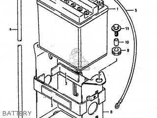 BATTERY - DR800S 1990 (L) (2 4 15 E16 E17 E18 E21 E22 E24 E25 E34 E39 E53