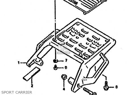 SPORT CARRIER - DR800S 1991 (M) (1 2 4 15 16 E17 E18 E21 E22 E24 E25 E34 E39 E53